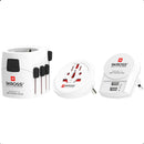 Skross Universal World Travel Adapter PRO + USB (2XA) Set 1.302521 - White