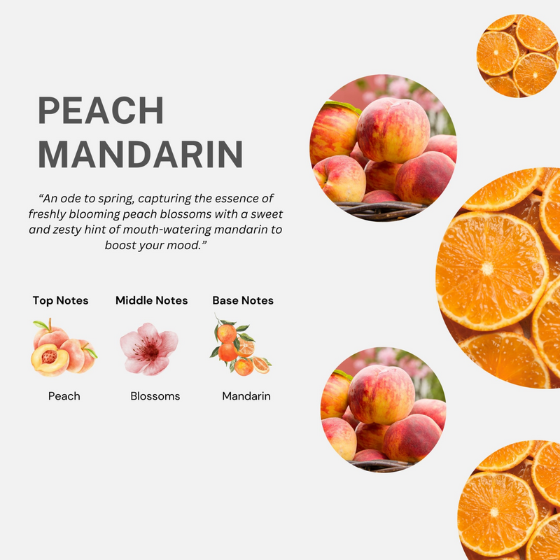 Fruits & Passion [Cucina] Peach and Mandarin Nourishing Hand Butter 2 Ounces - 2 pack