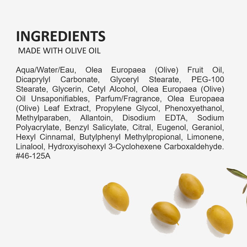 Cucina Regenerating Coriander and Olive Hand Cream -  Ingredients