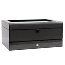Decorebay Piano Finish Carbon Fiber Pattern 8-Slot Watch and Cufflink Jewelry Storage Organizer (Carbon Knight)
