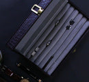 Decorebay Iconic Vegan Crocodile Leather Cufflink, Ring Storage Box and Organizer