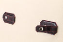 Decorebay Handcrafted PU Crocodile Leather Tie and Cufflink Storage Box for Men - Side View