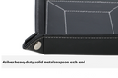 Decorebay Easy Pocket Dump  Foldable Leather Valet Tray (Black)