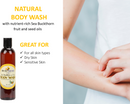Bee By The Sea Buckthorn and Honey Sugar Scrub and Body Wash Set-Features