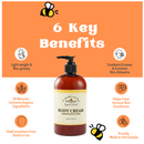 Bee By The Sea Buckthorn and Honey Body Cream - 16 oz