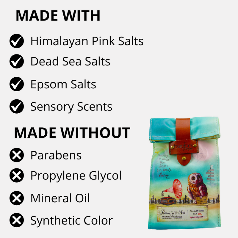 Barefoot Venus Pink Pepper Mineral & Detox Bath Soak Refill - 800 Grams