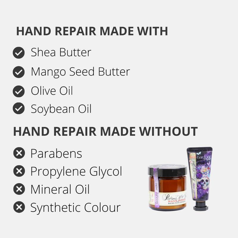 Barefoot Venus Lavender Smoke Instant Hand Repair and Argan Body Oil 3-Pcs Bundle