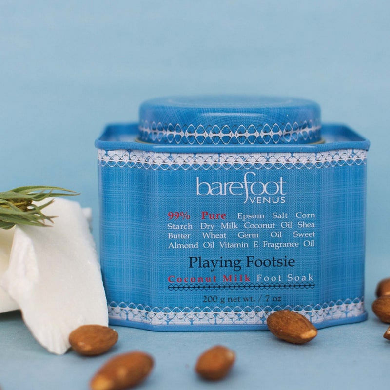 Barefoot Venus 100% Natural Coconut Milk Foot Soak Epsom Salt - 200 grams