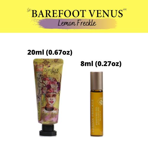 Barefoot Venus Lemon Freckle Mini Hand Repair And Rollerball Perfume Oil Set