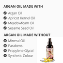 Barefoot Venus Vanilla Effect Argan Oil elements