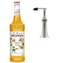 Monin Passion Fruit Premium Gourmet Syrup with Pump - Vegan and Gluten Free