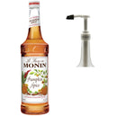 MoninMonin Pumpkin Spice Premium Gourmet Syrup with Pump - Gluten-Free and Vegan