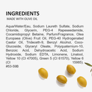 Fruits & Passion Cucina Lime Zest and Cypress Hand Soap 200ml + 1L Refill Set -Ingredients