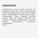 Fruits & Passion Alo Hand Cream Ingredient