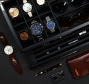 Decorebay Luxury Watch and Jeweler Display Case and Jewelry Organizer (Emerald)