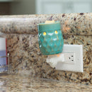 Candle Warmers Honeycomb Turquoise Pluggable Fragrance Warmer