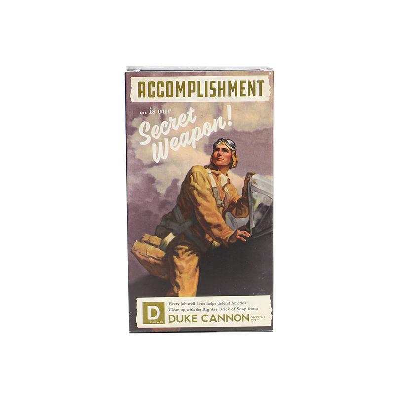 Duke Cannon WWII Accomplishment Big Brick of Bar Soap For Men 10 Ounces