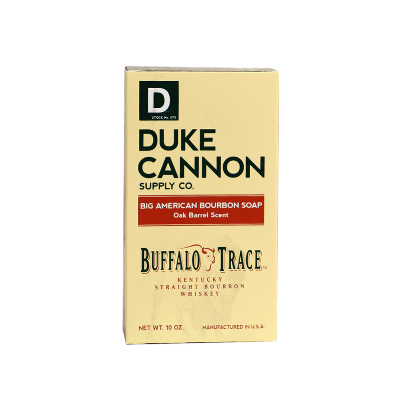 Duke Cannon Big American Bourbon Oak Barrel Brick of Bar Soap For Men 10 Ounces
