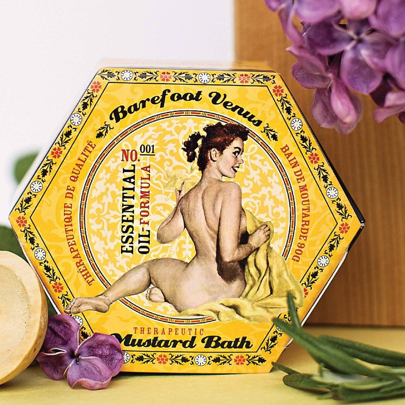 Barefoot Venus Therapeutic Mustard Bath Soak Essential Oil Bath Bliss - 3 Ounces
