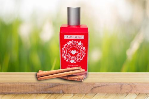 Claire Burke Applejack & Peel Simmering Oil 6 Ounces-This fragrance favorite is captured in a classic glass bottle bearing the Claire Burke monogram.
