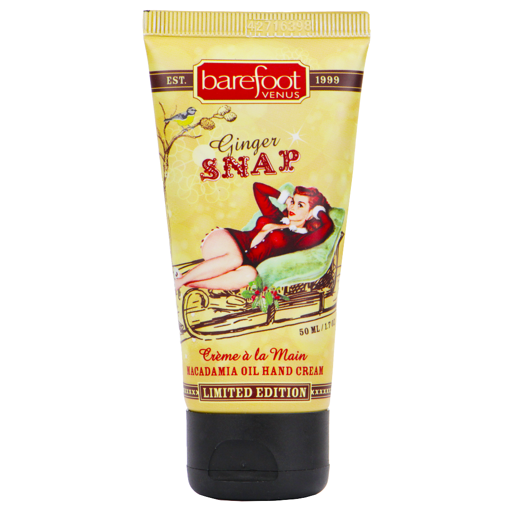 Barefoot Venus Ginger Snap Moisturizing Hand Cream 1.7 Ounces