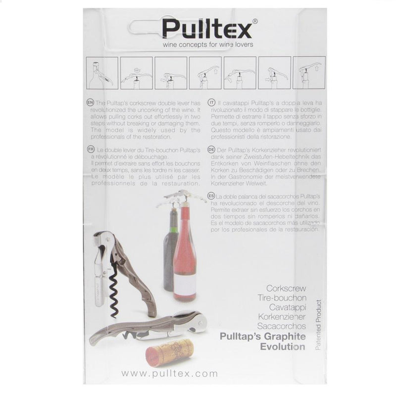 Pulltex Pulltap's Graphite Corkscrew Instructions