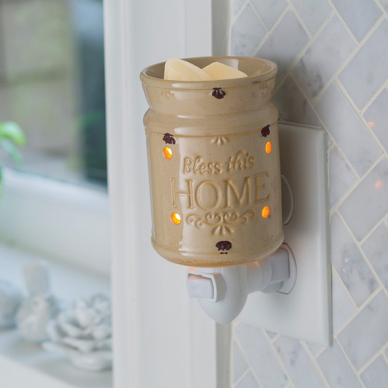 Candle Warmers Bless This Home Pluggable Fragrance Warmer