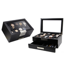 Decorebay Busy Man Luxury Watch Display Case & Jewelry Organizer for Men