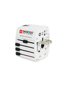 MUV USB World Travel Adapter (White) Side View