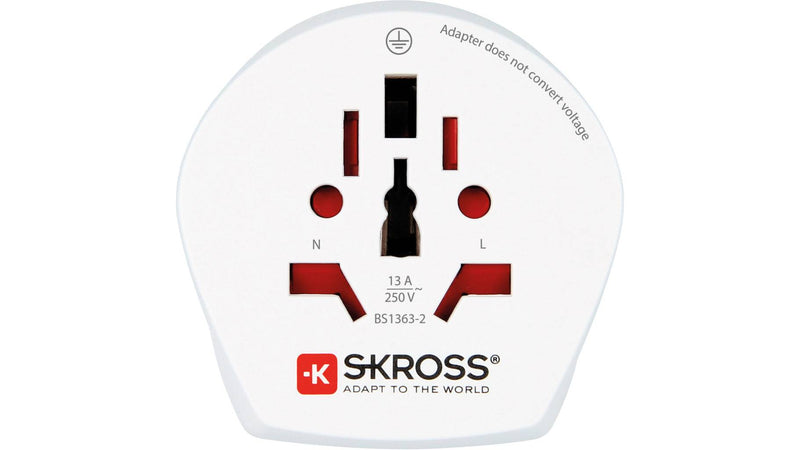 Skross Travel Adapter Set Combo 1.500210-E World to Australia/China (White)