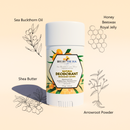 Bee By The Sea Buckthorn and Honey Chemical Free Natural Deodorant  2.6 Ounces