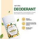 Bee By The Sea Buckthorn and Honey Chemical Free Natural Deodorant  2.6 Ounces