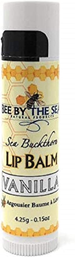 Bee by the Sea Vanilla Lip Balm .15oz White