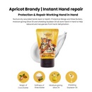 Barefoot Venus Apricot Brandy Instant Hand Repair Cream 1 Ounce (2 Pack)