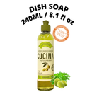 Cucina Fruits & Passion Coriander & Olive Tree Travel Mini Duo Set - Hand Soap 250ML and Dish Detergent 240ML
