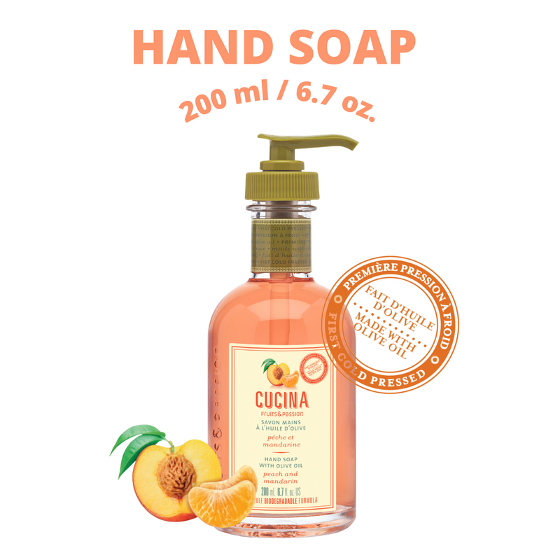Fruits & Passion Cucina  Peach and Mandarin Hand Soap 200ml