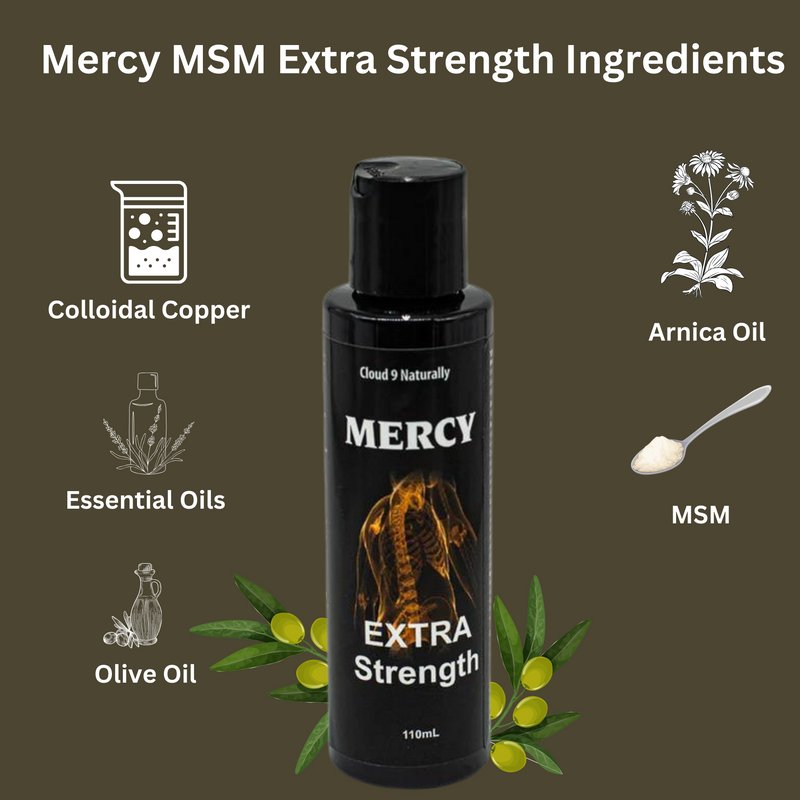 MERCY Natural Mineral & Herbal Extra Strength Lotion 3.72 fl. oz- 110ml