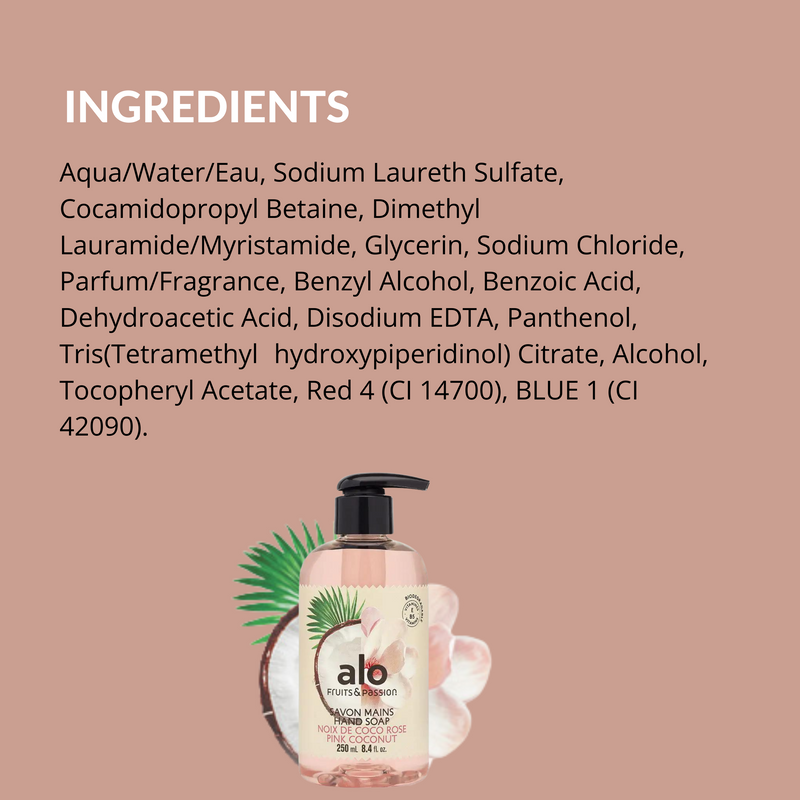 Fruits & Passion [Alo] Pink Coconut Hand Soap 250ml