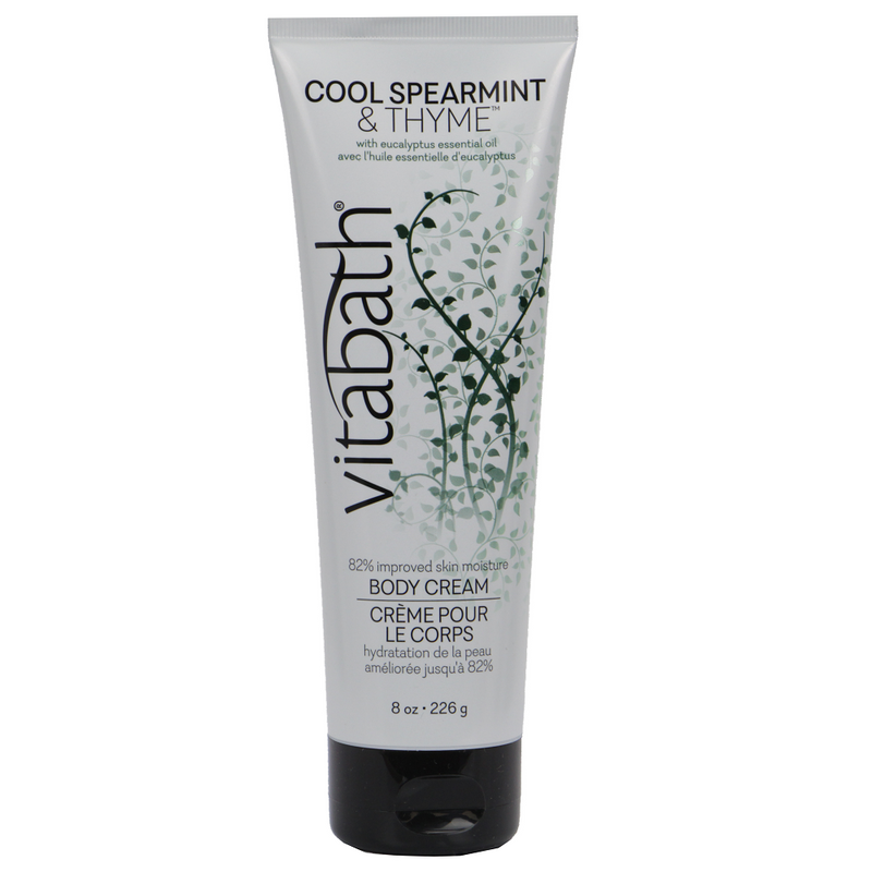 Vitabath Cool Spearmint & Thyme Body Cream - 8oz