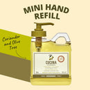 Fruit & Passion Cucina Coriander & Olive Mini Hand Soap Refill (250ml) and Nourishing Hand Cream (50ml) Bundle