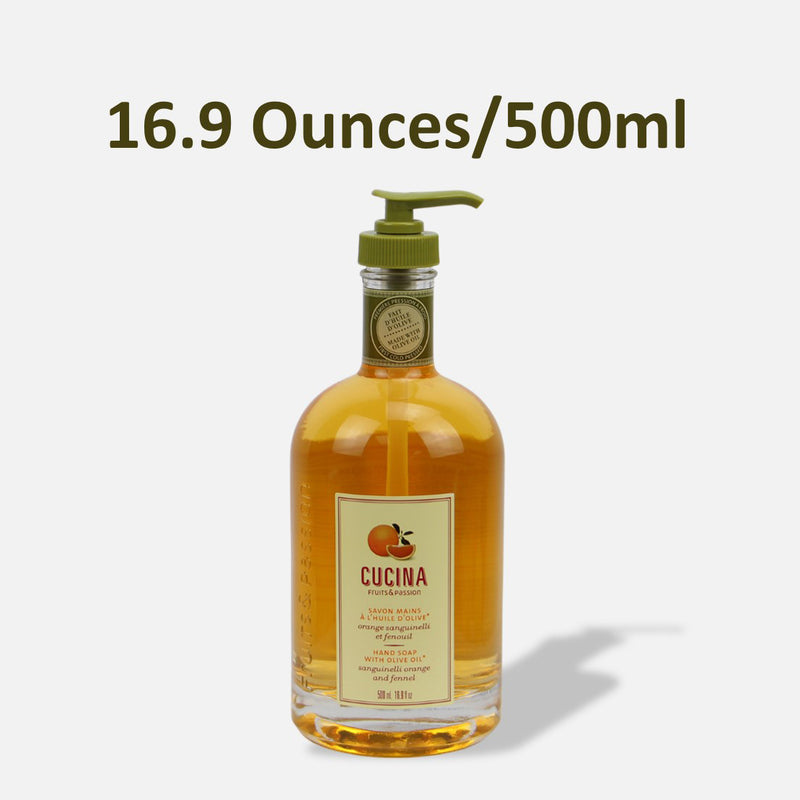 Fruits & Passion Cucina Liquid Hand Soap - Sanguinelli Orange and Fennel 500 ml