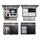 Decorebay Sawyer Valet Station, Watch Case and Jewelry Box Organizer