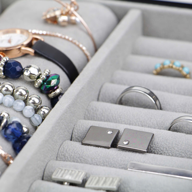 Decorebay SuperStar Luxury Watch & Sunglasses Display Case & Jewelry Organizer