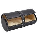 Decorebay Carbon Noir Roll Style Travel Watch and Cufflink Case