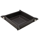 Decorebay Easy Pocket Dump Foldable Leather Valet Tray (Brown)