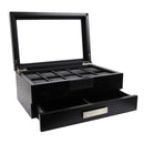 Decorebay Busy Man Luxury Watch Display Case & Jewelry Organizer for Men