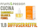 Cucina Fruits & Passion Perfume Refill for Electric Diffuser (Sanguinelli Orange and Fennel) - 25ml