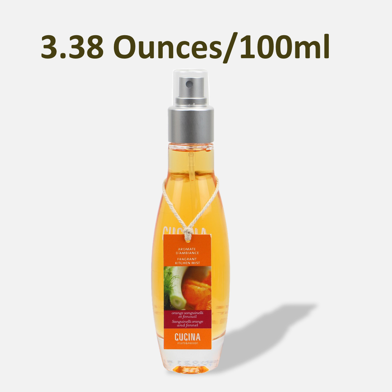 Fruits & Passion Cucina Fragrance Kitchen Mist - Sanguinelli Orange and Fennel  100 ml