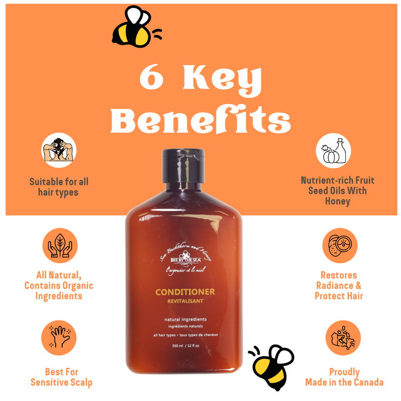 Bee By The Sea Buckthorn and Honey Conditioner - 12 fl oz
