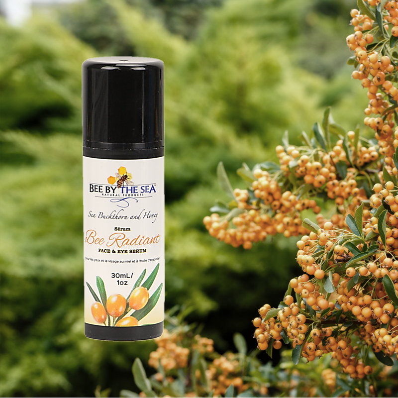 Bee By The Sea Buckthorn and Honey Bee Radiant Face and Eye Serum 1 Ounce-Normal View